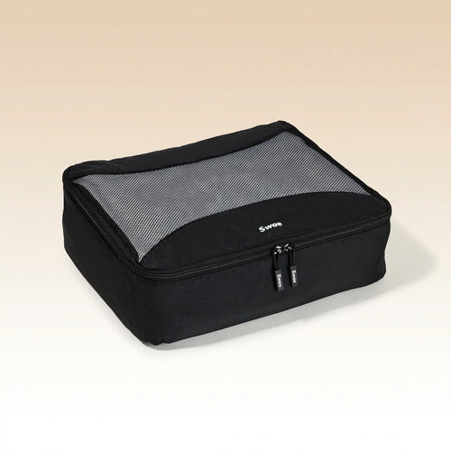 Swae large packing cube – a spacious, lightweight travel organiser designed to keep clothing neatly packed and maximise space in your travel bag.