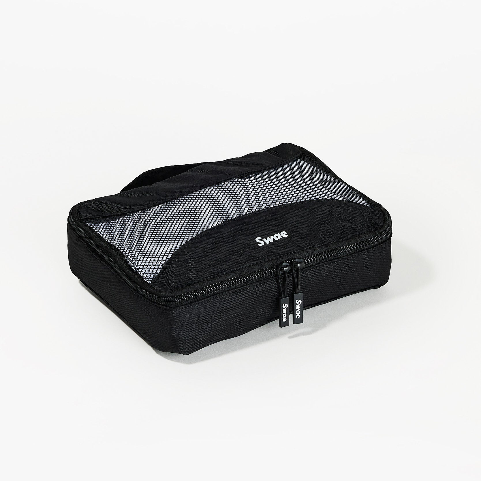 Swae small packing cube – a lightweight, durable travel organiser designed for underwear, socks, swimwear, and other essentials, maximising space in your backpack.